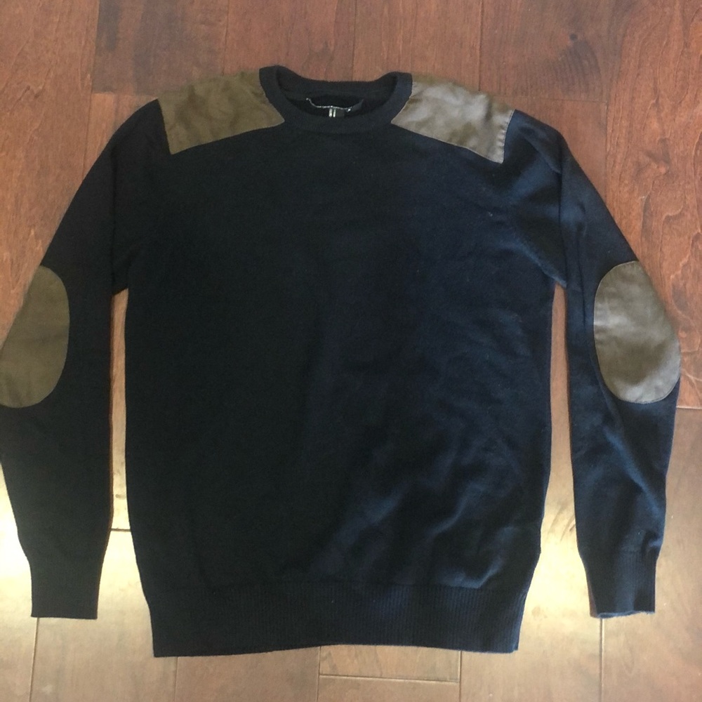 Forever 21 Sweater W/ Elbow Patches - Sz M - Mens